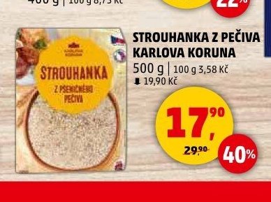 STROUHANKA Z PEČIVA KARLOVA KORUNA - Penny Market aktualniletaky.eu