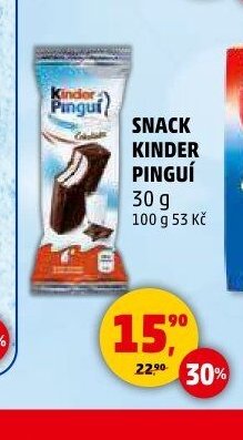 SNACK KINDER PINGUÍ - Penny Market aktualniletaky.eu