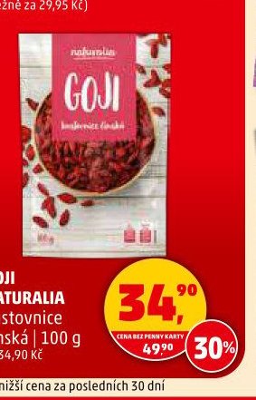 GOJI NATURALIA kustovnice čínská - Penny Market aktualniletaky.eu
