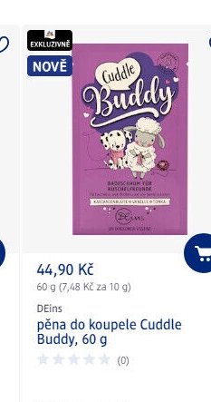 DEins pěna do koupele Cuddle Buddy, 60 g - dm drogerie aktualniletaky.eu