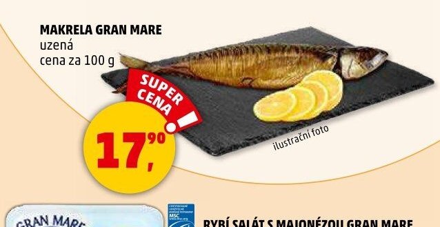 Makrela Gran Mare uzená - Penny Market aktualniletaky.eu