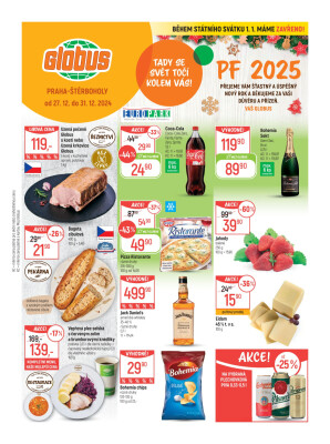aktuální leták Globus 27.12.2024-31.12.2024