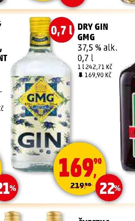 DRY GIN GMG - Penny Market aktualniletaky.eu
