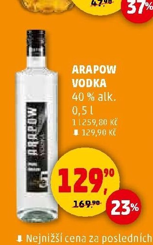 Arapow Vodka - Penny Market aktualniletaky.eu