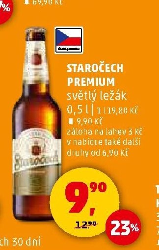 Staročech Premium světlý ležák - Penny Market aktualniletaky.eu