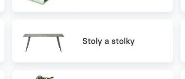 Stoly a stolky