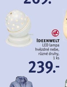 IDEENWELT LED lampa hvězdné nebe, různé druhy, 1 ks