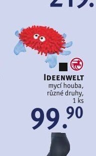 IDEENWELT mycí houba, různé druhy, 1 ks