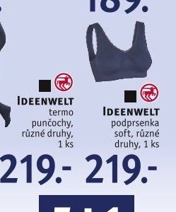IDEENWELT podprsenka soft, různé druhy, 1 ks