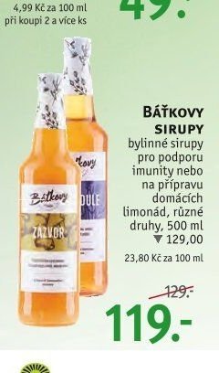 Báťkovy sirupy