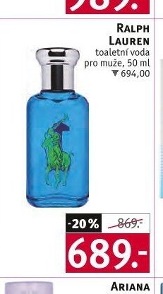 Ralph Lauren toaletní voda pro muže, 50 ml