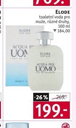 Elode toaletní voda pro muže, různé druhy, 100 ml