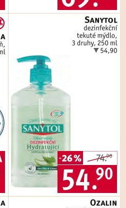 Sanytol tekuté mýdlo