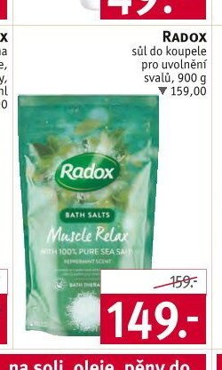 Radox sůl do koupele