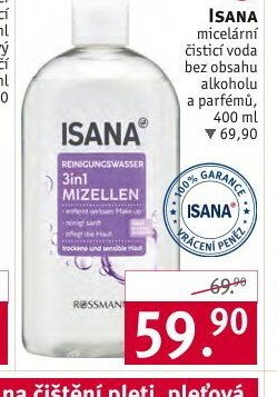 ISANA micelární čistící voda