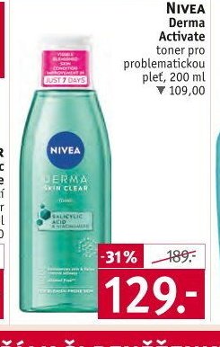 NIVEA Derma Activate toner