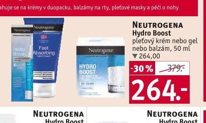 Neutrogena Hydro Boost pleťový krém nebo gel