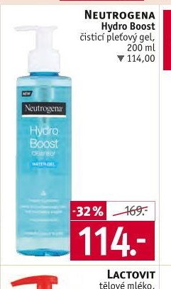 Neutrogena Hydro Boost čistící pleťový gel