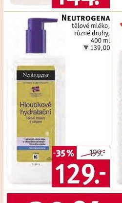 Neutrogena tělové mléko