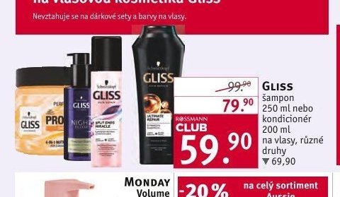 Gliss šampon nebo kondicionér