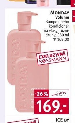 Monday Volume šampon nebo kondicionér