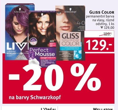 Gliss Color permanentní barva na vlasy