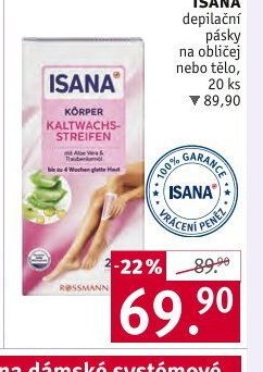 Isana depilační pásky