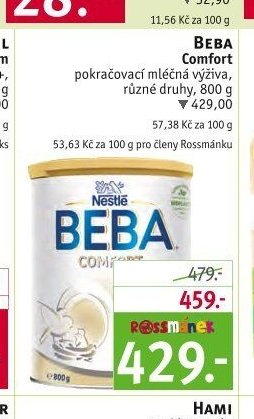 BEBA Comfort pokračovací mléčná výživa