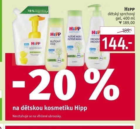 HiPP dětský sprchový gel, 400 ml