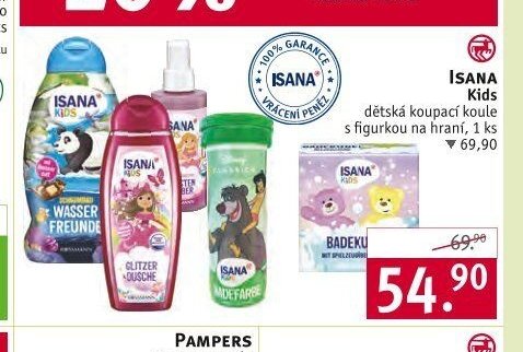 Isana Kids dětská koupací koule s figurkou na hraní