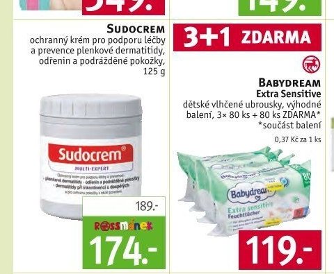 Sudocrem ochranný krém pro podporu léčby a prevence plenkové dermatitidy