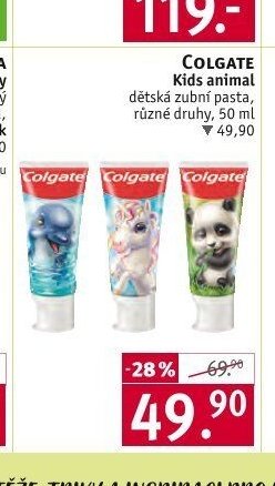 Colgate Kids animal dětská zubní pasta