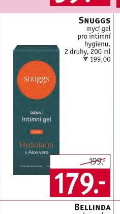 Snuggs mycí gel pro intimní hygienu
