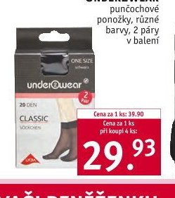 Under2Wear punčochové ponožky