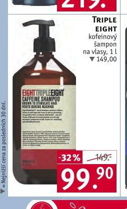 Triple Eight kofeinový šampon