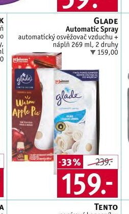 GLADE Automatic Spray automatický osvěžovač vzduchu + náplň 269 ml, 2 druhy