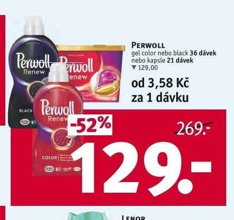 Perwoll prací prostředky