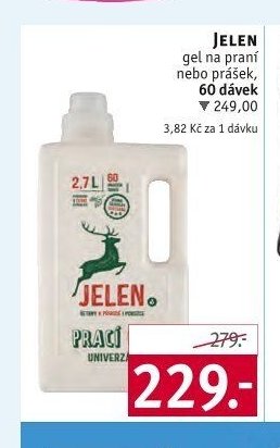 Jelen gel na praní