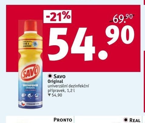 SAVO Original univerzální dezinfekční přípravek