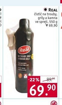 REAL čistič na trouby, grily a kamna ve spreji