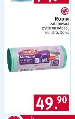 RUBIN zatahovací pytle na odpad