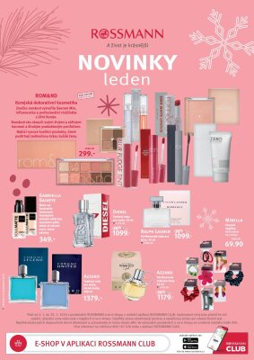 aktuální leták ROSSMANN drogerie 3.1.2024-30.1.2024