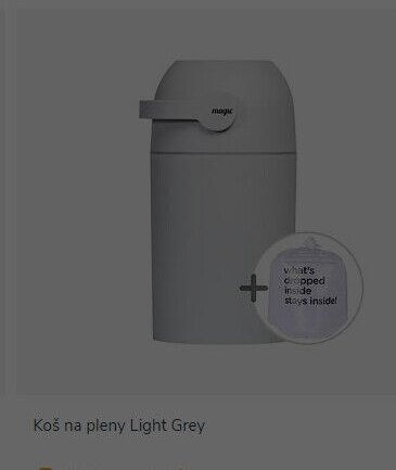 Koš na pleny Light Grey - Pompo aktualniletaky.eu