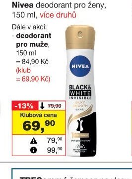 Nivea deodorant pro ženy, 150 ml, více druhů