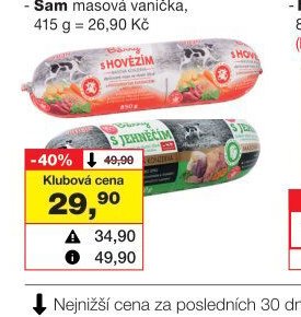 Barry masový salám pro psy, 850 g