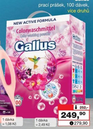 Gallus prací prášek, 100 dávek