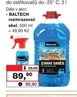 BALTECH zimní náplň do ostřikovačů