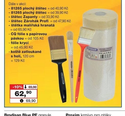 Spokar plochý štětec