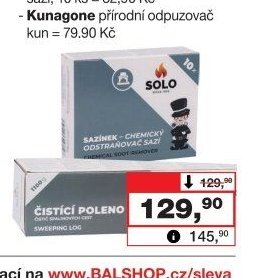 Solo čistící poleno