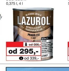 LAZUROL Pragolesk C 1037 a Pragomat C 1038